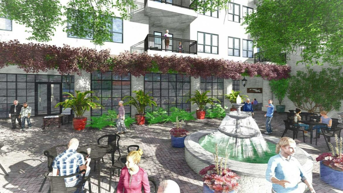 Forefront Living-View-of-Courtyard-2