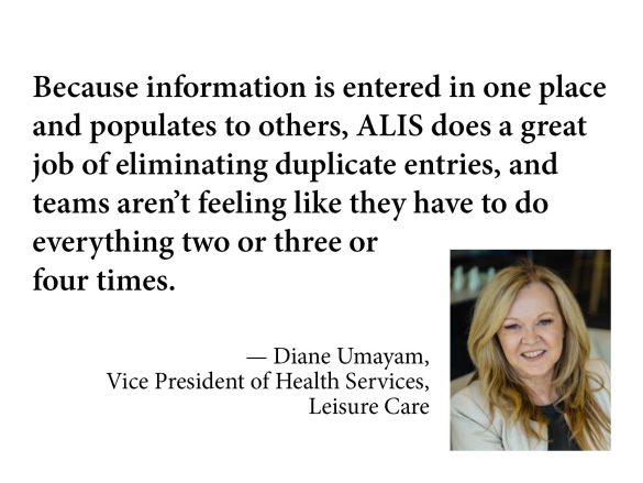 Diane Umayam of Leisure Care
