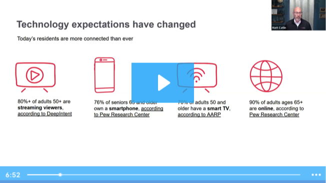 Meeting the Tech Expectations of Seniors Housing Business Residents
